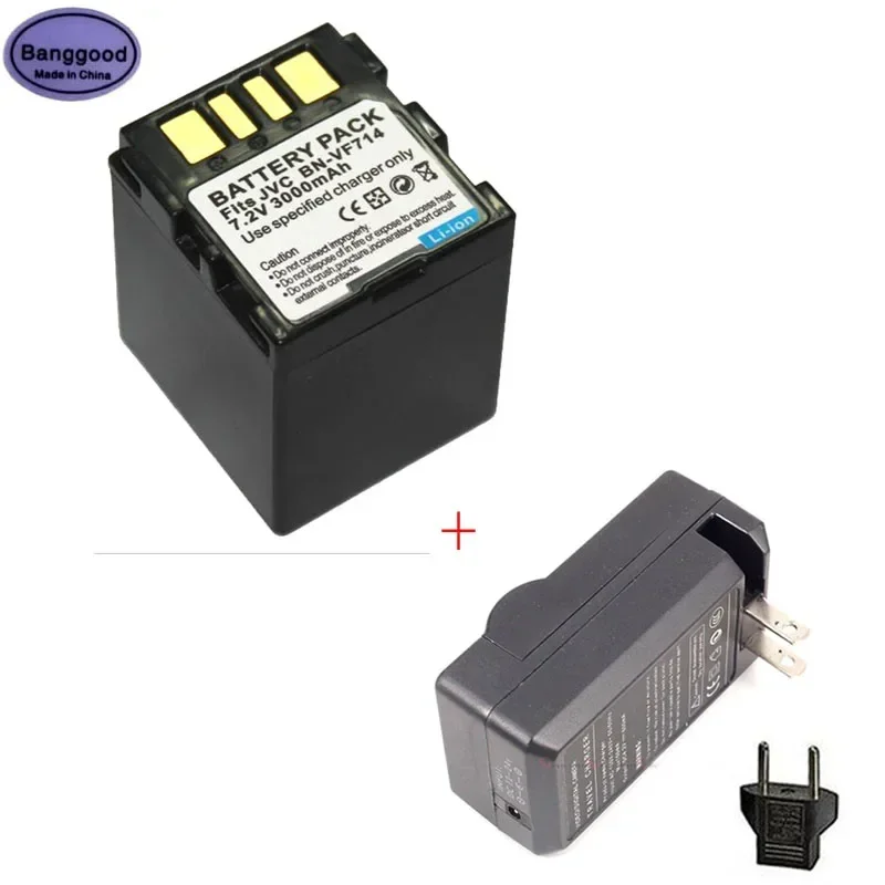 3000 мАч BN-VF714 BNVF714 Аккумулятор для камеры + зарядное устройство переменного тока для JVC BN-VF707 BN-VF707U BN-VF733 GR-D240 GZ-D240 GR-X5 GZ-MG21U GZ-D240 3000 мАч BN-VF714 BNVF714 Аккумулятор для камеры + зарядное устройство переменного тока для JVC BN-VF707 BN-VF707U BN-VF733 GR-D240 GZ-D240 GR-X5 GZ-MG21U GZ-D240
