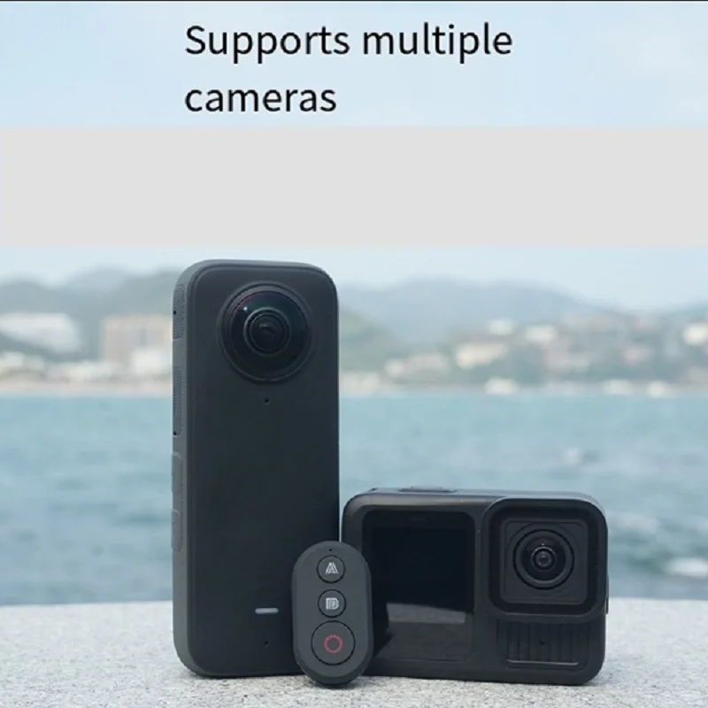 2025 Wireless Remote Control W Wrist Strap For Insta360 X2/X3/X4/Go3/S/ACE Pro/Pro2 Gopro 13-8 Series Action Camera,Wireless Rem - Image 2
