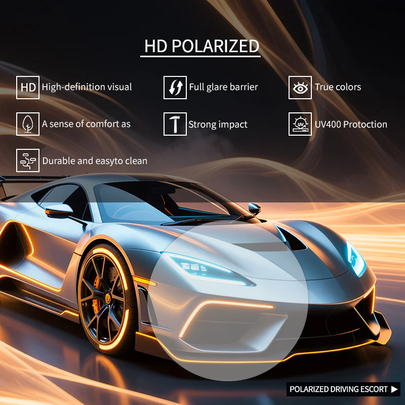 أزياء مربع خمر الاستقطاب النظارات الشمسية الرجال النساء الرجعية القيادة الصيد نظارات شمسية UV400 نظارات