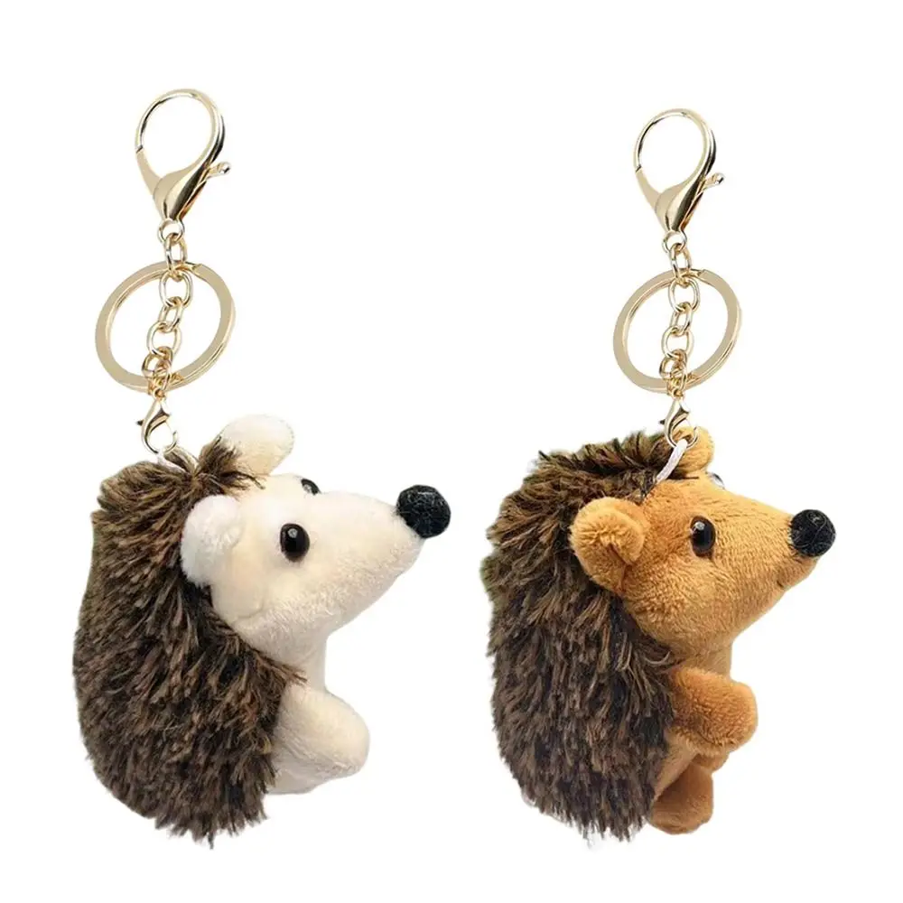 

Милый мягкий брелок в виде ежика, небольшой кулон, плюшевый кулон 10 см, очаровательный дизайн, плюшевый брелок для ключей, кольцо для девочек Playmate