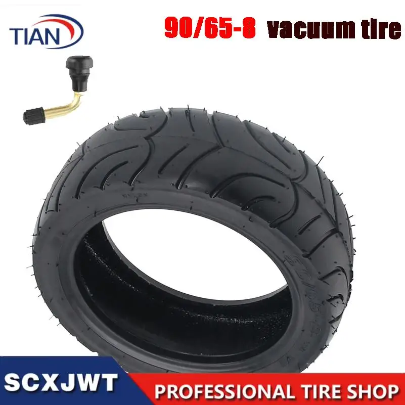 tubeless vacuum tire 90/65-8 for Z50 Z50J electric scooter front accessories