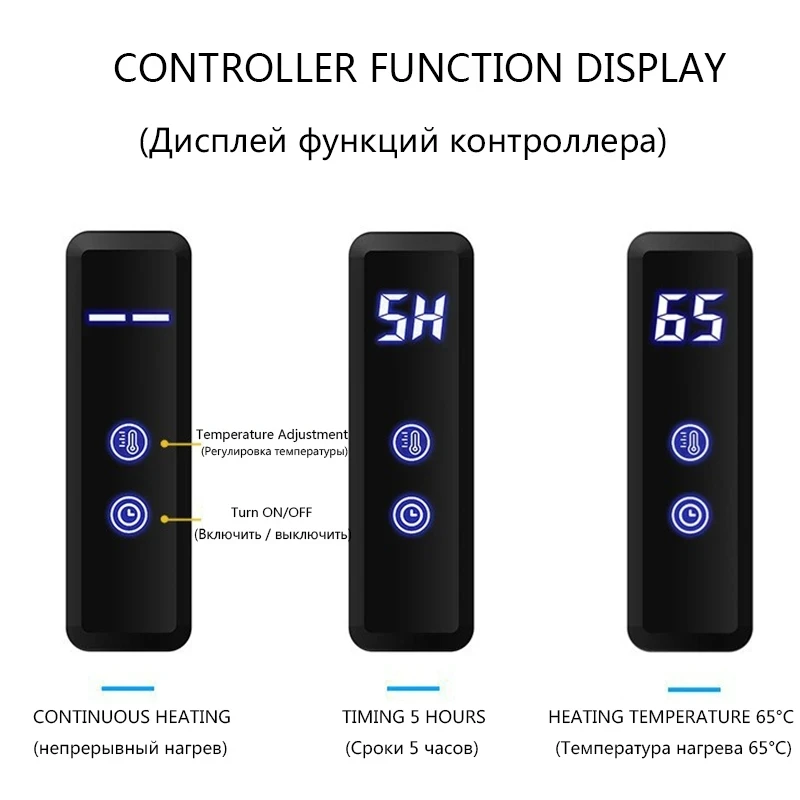 Rak handuk mandi elektrik, dudukan pemanas termoster 80CM * 50CM, cocok untuk pemanas kamar mandi