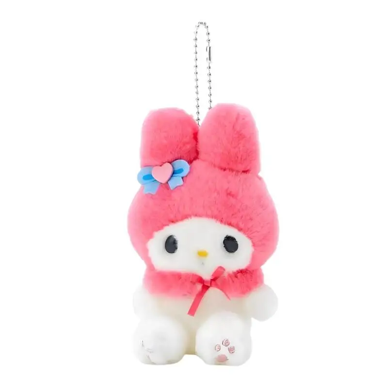 10 cm Leuke Cartoon Kawaii Sanrioed Kuromi My Melody Cinnamoroll Hello Kitty Pochacco Pluche Pop Sleutelhanger Tas Hanger Speelgoed Gift