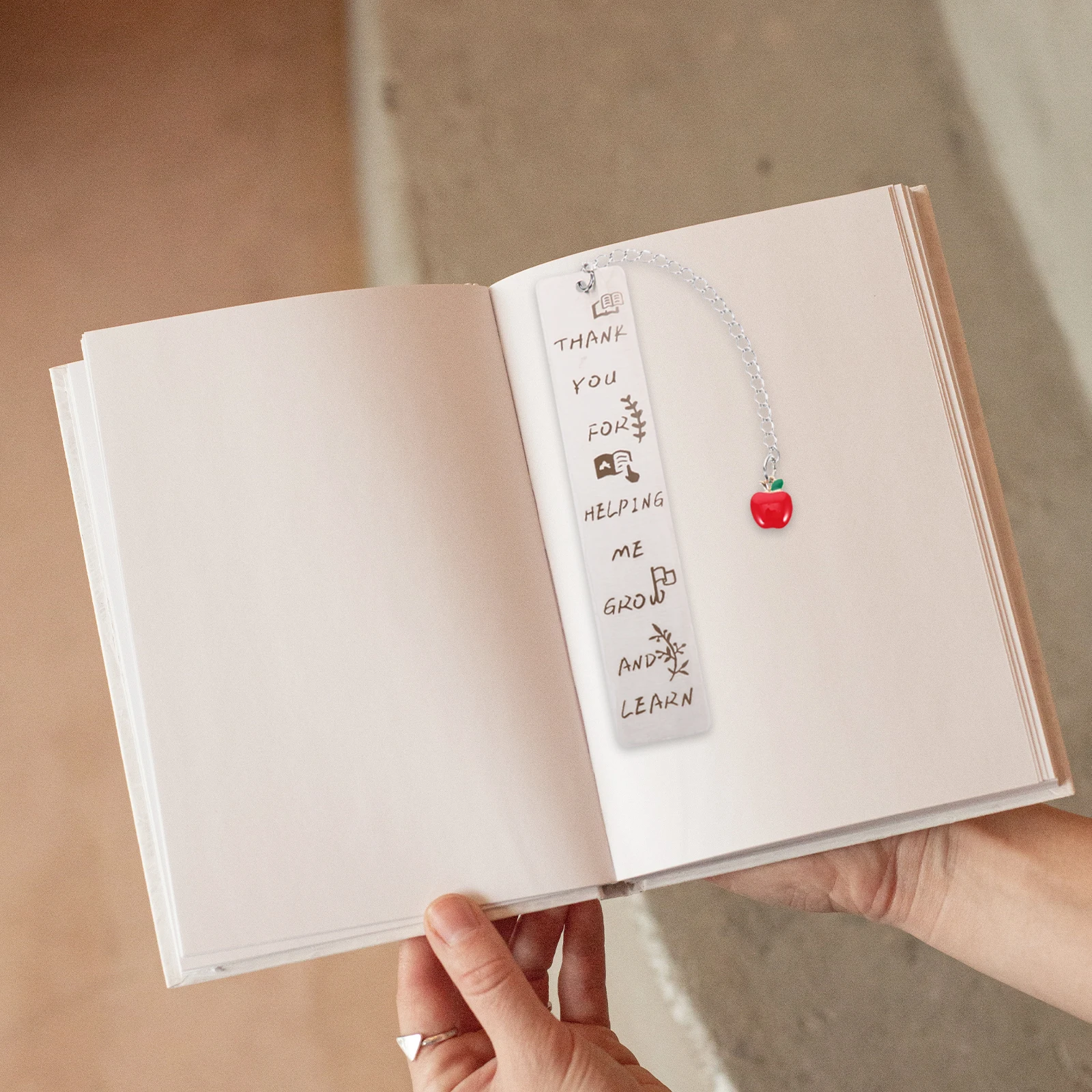 1 set 1 set Segnalibro in acciaio inossidabile Segnapagina creativo Segnalibro per studenti Materiale scolastico per biblioteca domestica per ufficio