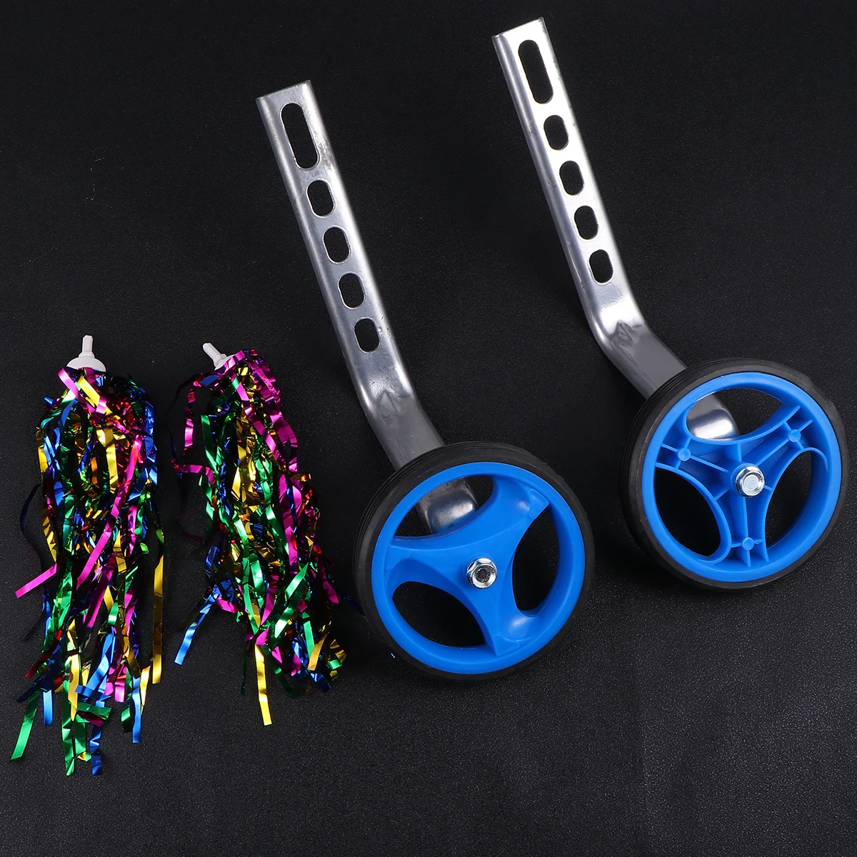 1Set Bike Stabilizer Wheels for Kids High Strength Material Adjustable Sturdy Safe Cycling Accessories Training Balance