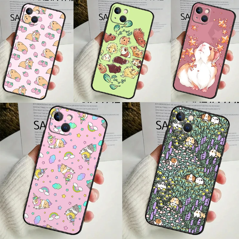 モルモット柄ケース Samsung Galaxy M20 M31 M16 M36 M56 M33 M53 M13 M12 M32 M52 M15 M55 M14 M35 M34 M54用