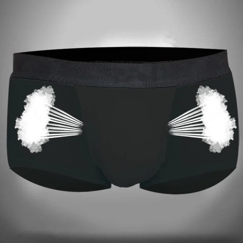 Spermatic underpants Men's ice silk summer thin boys' scrotal buttonstock split varicose boxer shorts