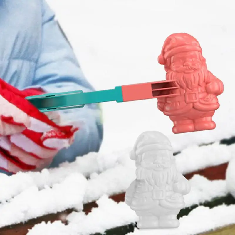 Klips do śnieżnych piłek z kreskówek Zabawka plażowa z piłką śnieżną Przenośny producent walek śnieżnych Śliczna zimowa zabawa Zabawki śnieżne do gier walki śnieżnej