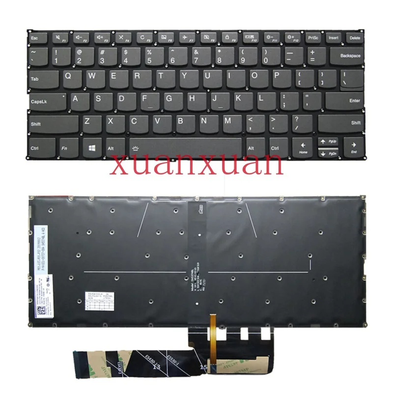 For Lenovo IdeaPad C340-14 C340-14API C340-14IML C340-14IWL Backlit Keyboard