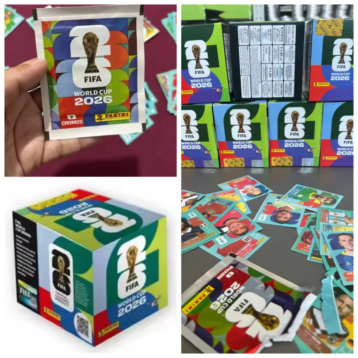 HOT Panini 2026 FIFA World Cup Sticker Pack Panini Soccer Card Panini Cards Soccer Memorabilia Collection Football Cards