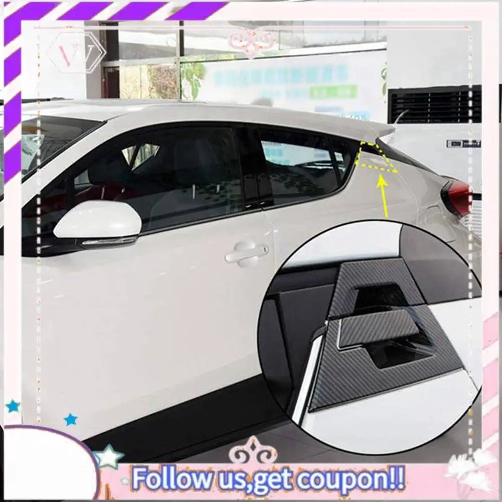 

Easy To Use Car Front Rear Door Handle Bowl Cover Protective Trim Carbon Fiber Stickers For Toyota CHR C-HR 2016-2020 Accessorie