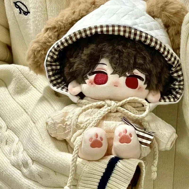 

Хлопчатобумажная кукла 20 см, голая зверя, милые уши, кукла, праздничный подарок