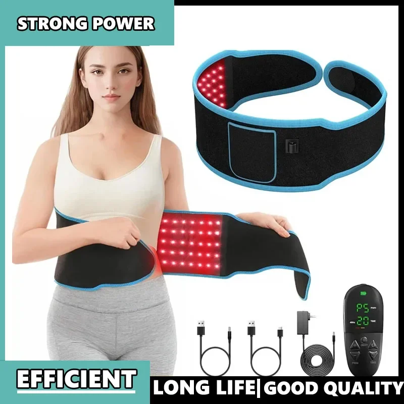 

Красный и инфракрасный светотерапевтический пояс 850 нм 660 нм, светодиодные косметические устройства, обертка для сжигания жира, обертка для лица, грелка для похудения, талии, подарки