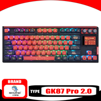 Skyloong GK87 Pro 2.0 Mechanical Keyboard Custom Screen Multi-function Knob Bluetooth Gaming Keyboard RGB PC Gamer Accessories