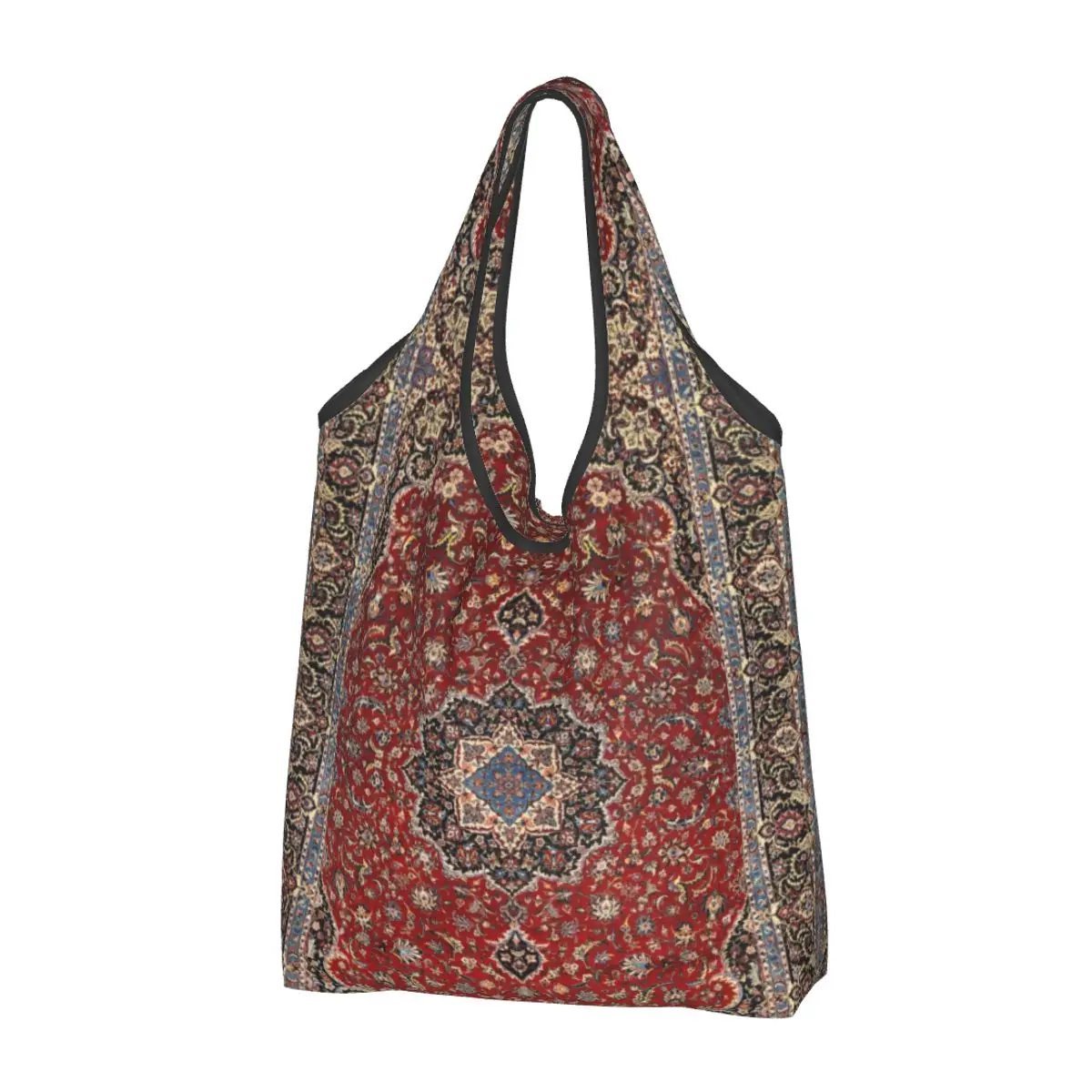 Divertente Vintage orientale tradizionale marocchino stile turco Shopping Tote Bags borsa a tracolla portatile bohémien Grocery Shopper