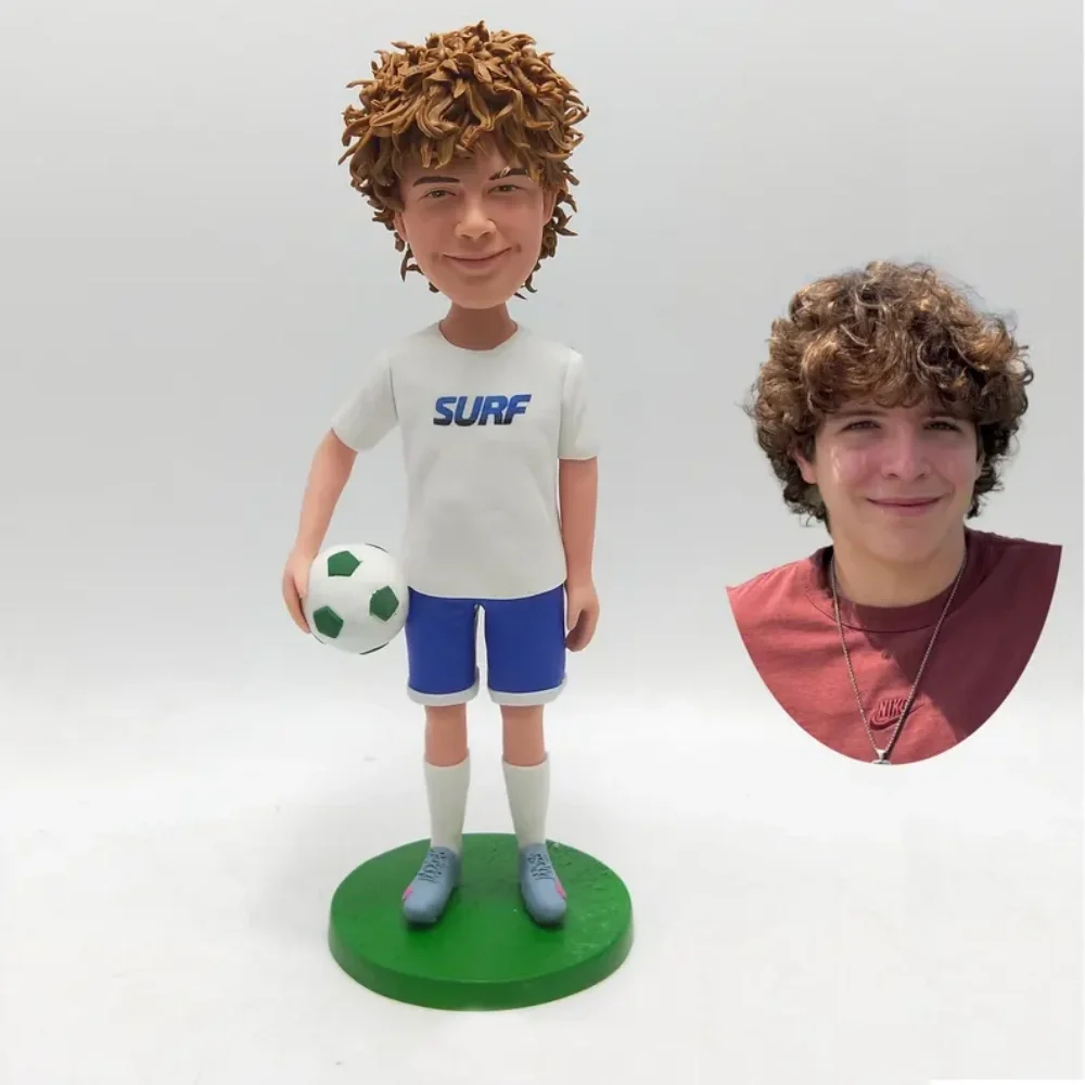 

Футбольный бобблхед на заказ по фото – персонализированный подарок для подростка, юного спортсмена на день рождения, Рождество, уникальные сувениры и подарки.
