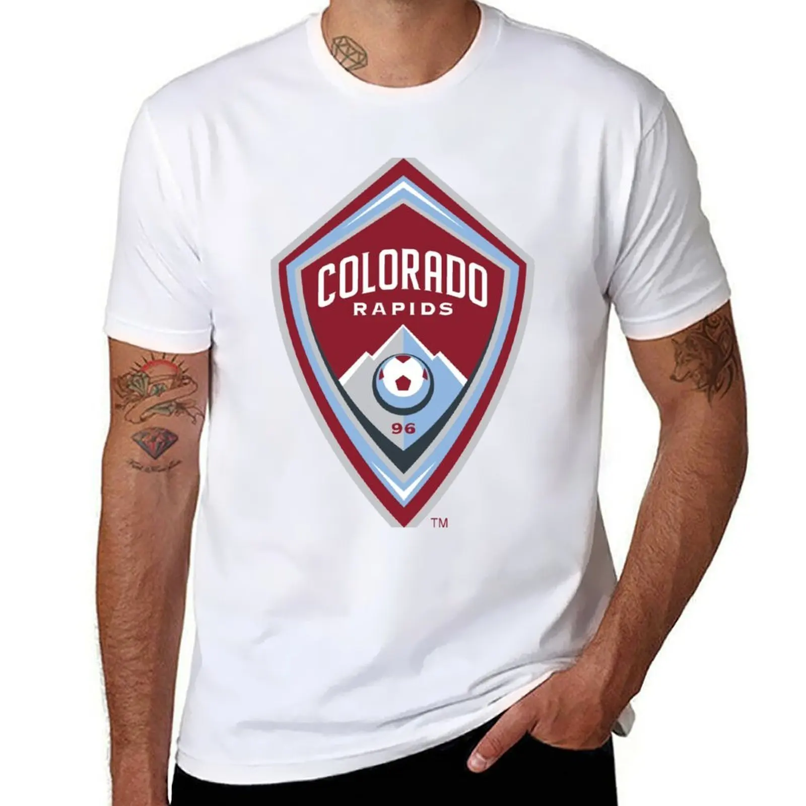 

oversize Club t shirts T-Shirt shirt Colorado 100% t Soccer t man shirts luxury cotton anime Rapids