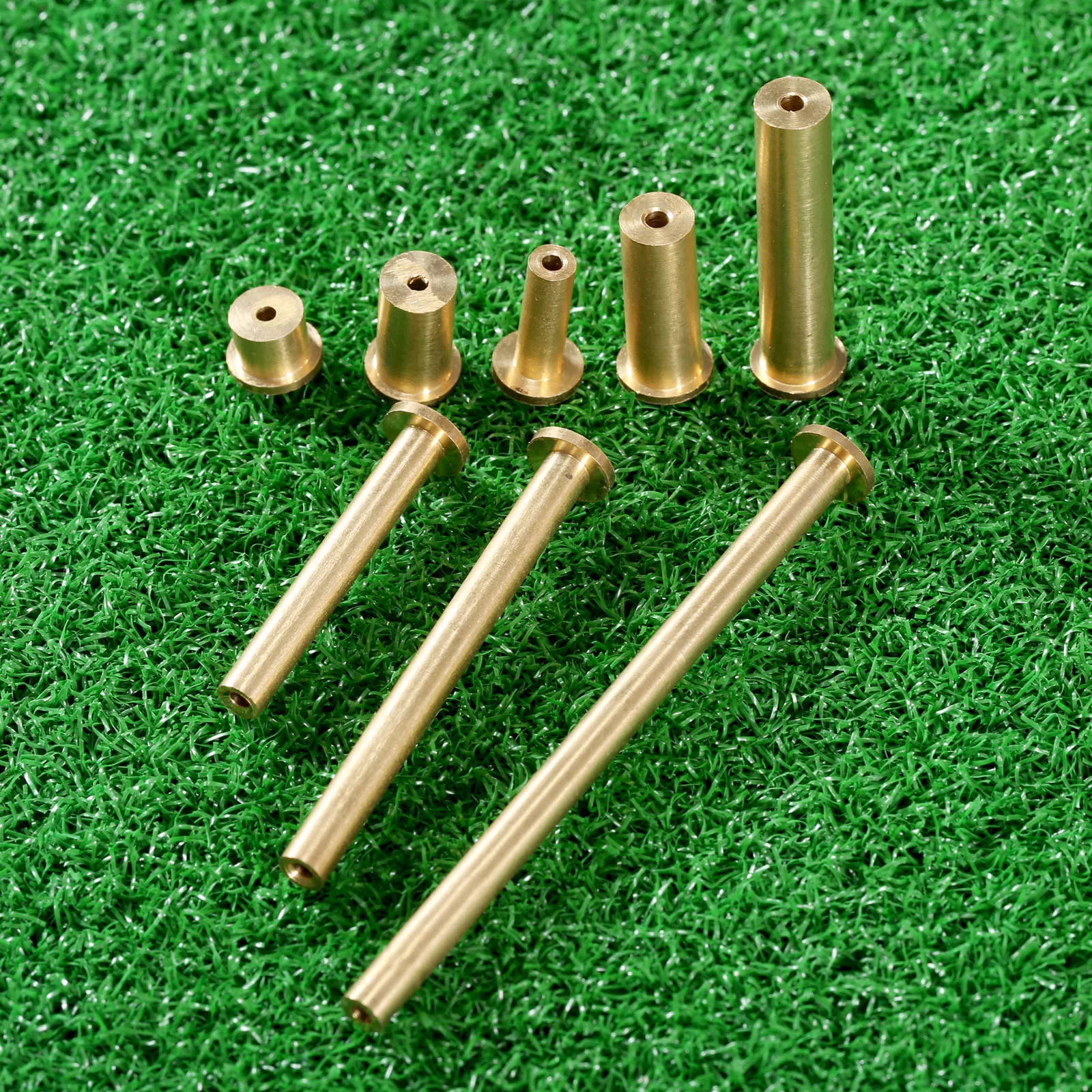 5 Sets/40Pcs 2g 4g 6g 8g Golf Club Shaft Tip Swing Weights Nail Plug Golf Weight Fit Wood Iron Shafts for .335 and .355 .370 Tip