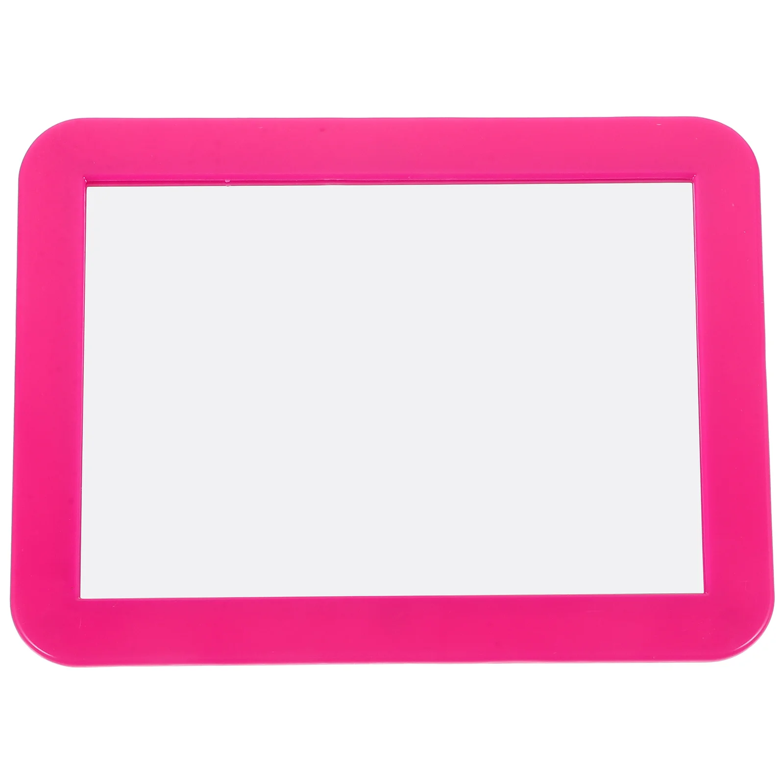 

Paper Towel Holder Magnetic Makeup Mirror Locker Vanity Absorbable Triple Rosy Plastic Dressing Girl