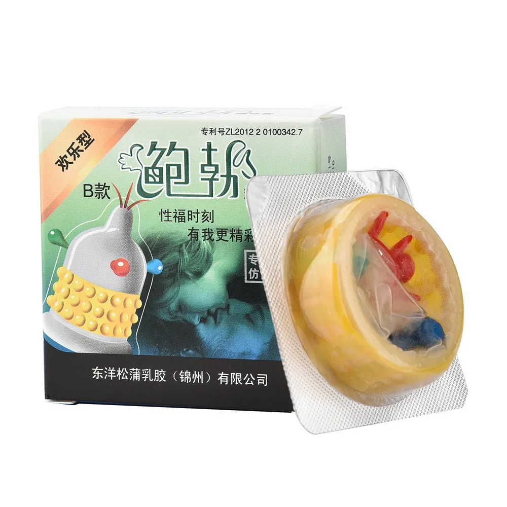 Lots 1pcs Adult Condoms Latex Sensitive Dotted Massage Ribbed Stimulate, Best Gift For Intimate Lover, Suitable For Couple