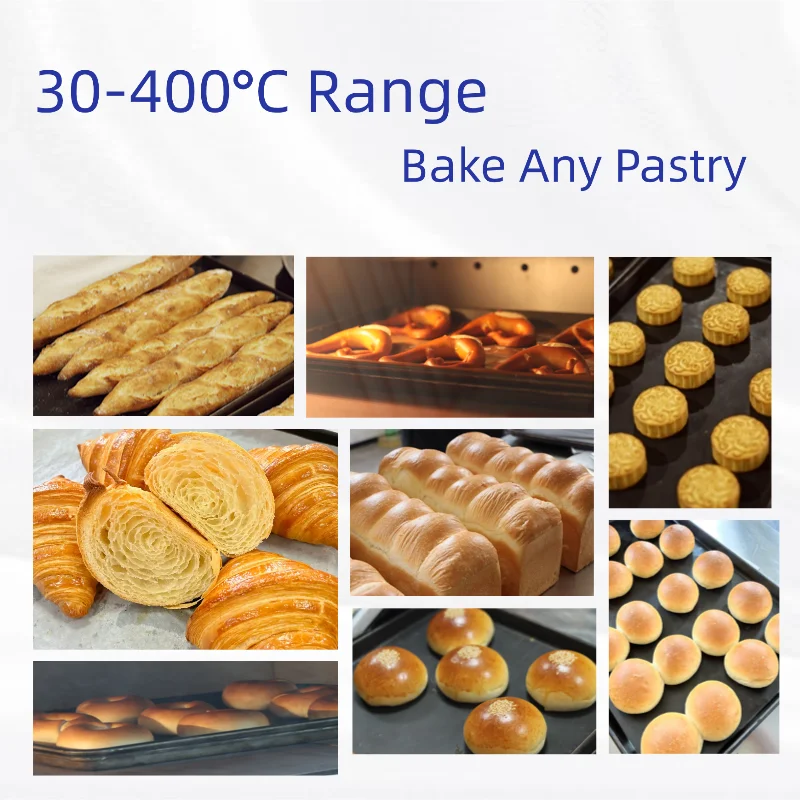 High Quality Digital Portable 380V New Commercial Bakery Oven Automatic Baking Machine