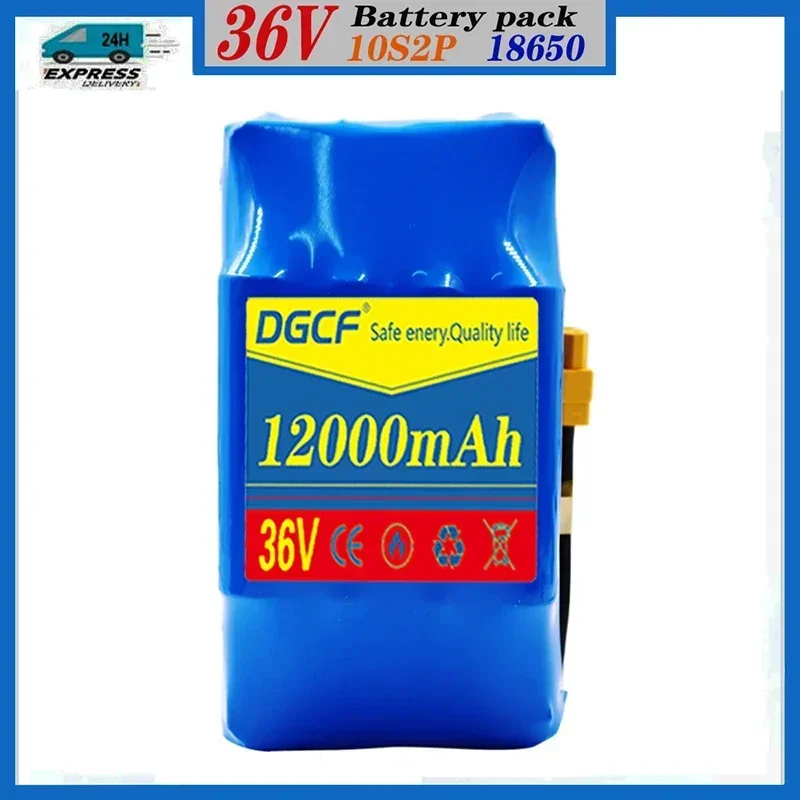 

36V 12Ah 10s2p Battery Packs Rechargeable Lithium Ion Battery for Electric Self Balancing Scooter HoverBoard Unicycle