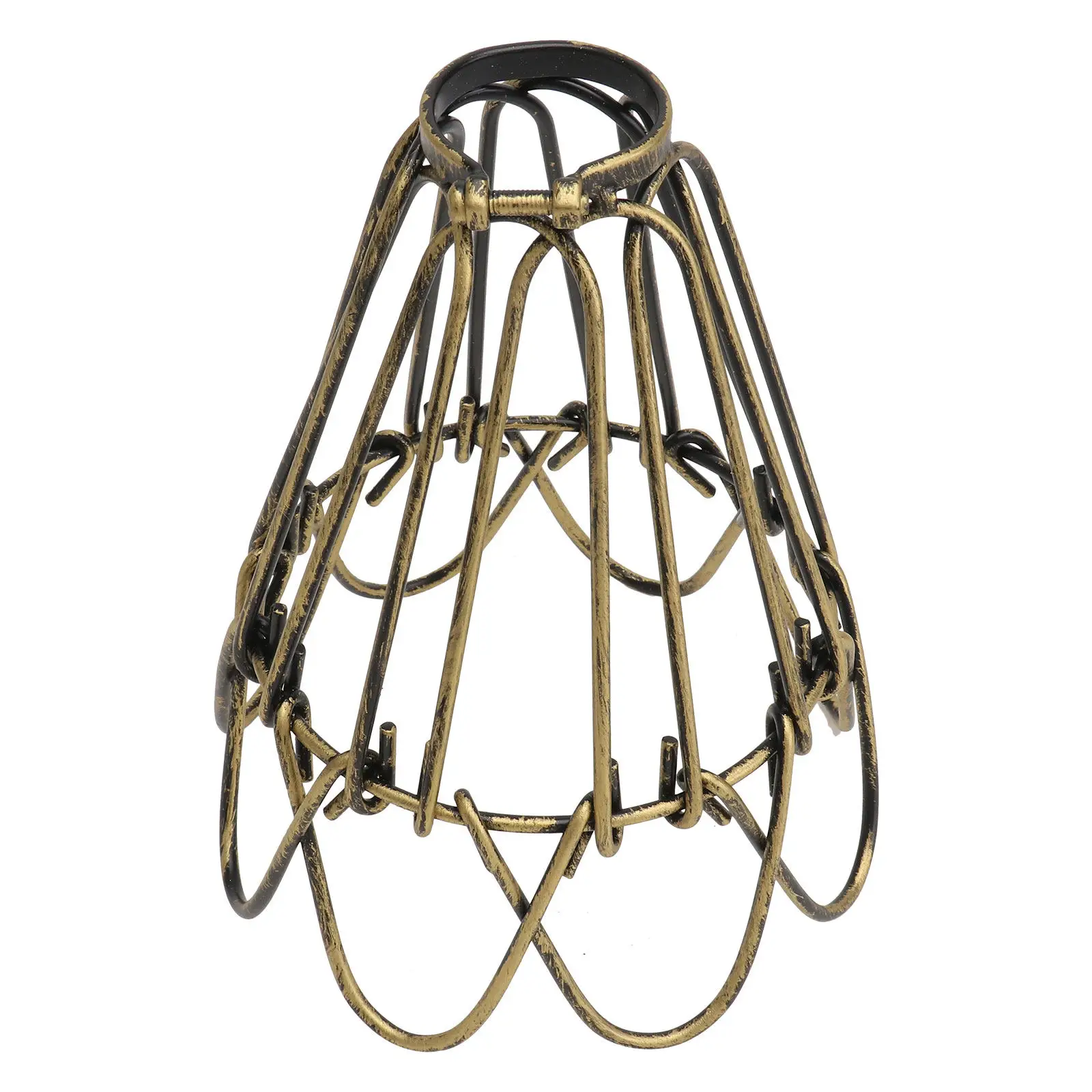 1Pcs Retro Petal Lampshade Vintage Iron Art Decorative Lamp-Chimney Ceiling Light Adornment for Home Store Hotel Dormitory