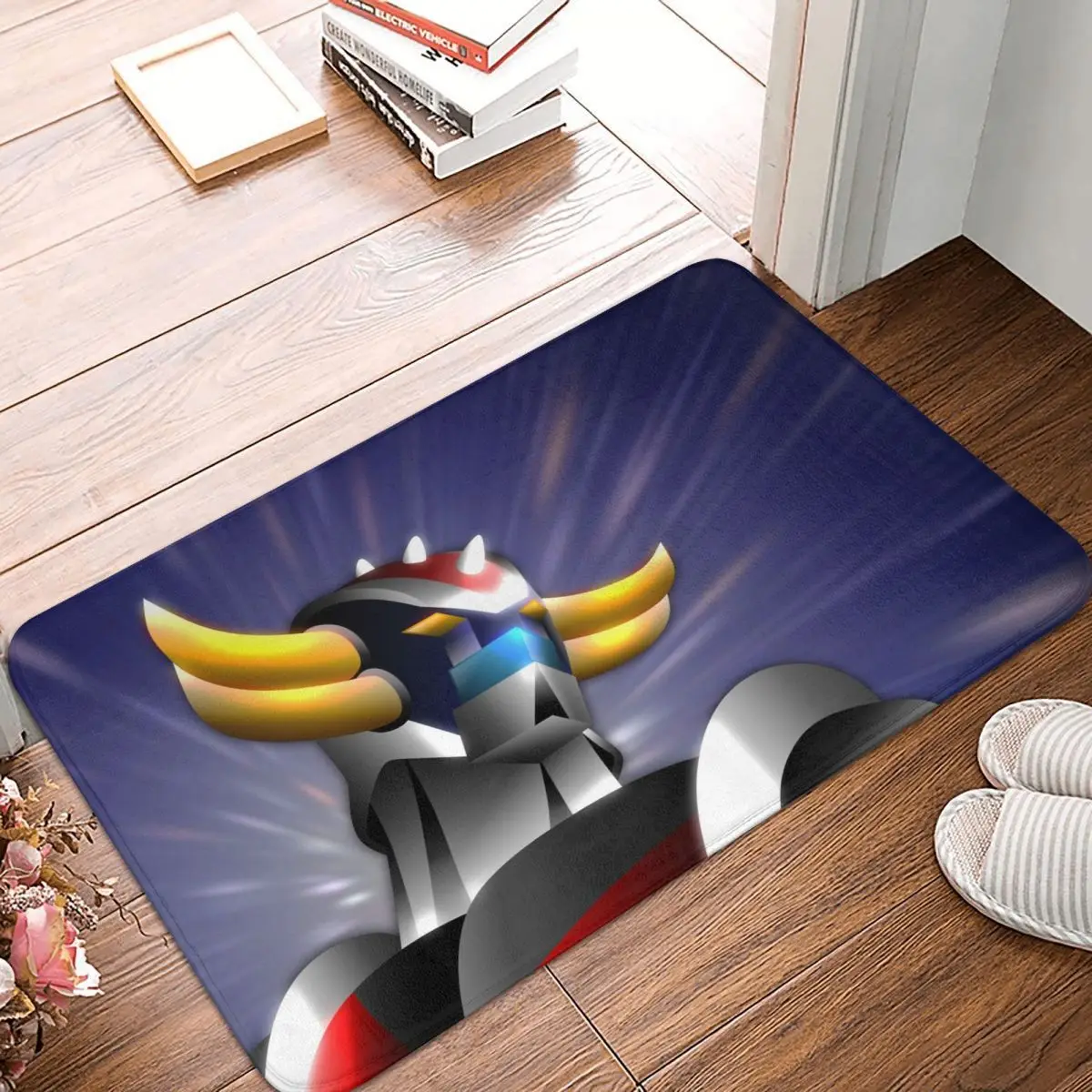 UFO Robot Goldrake Grendizer Sci Fi Anime Bedroom Mat Cool Doormat Kitchen Carpet Balcony Rug Home Decoration