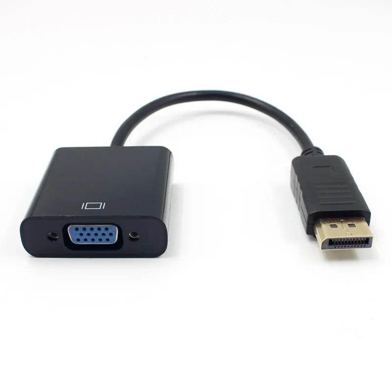 DisplayPort Display Port DP to VGA Adapter Cable Male to Female Converter for PC Computer Laptop HDTV Monitor Projector