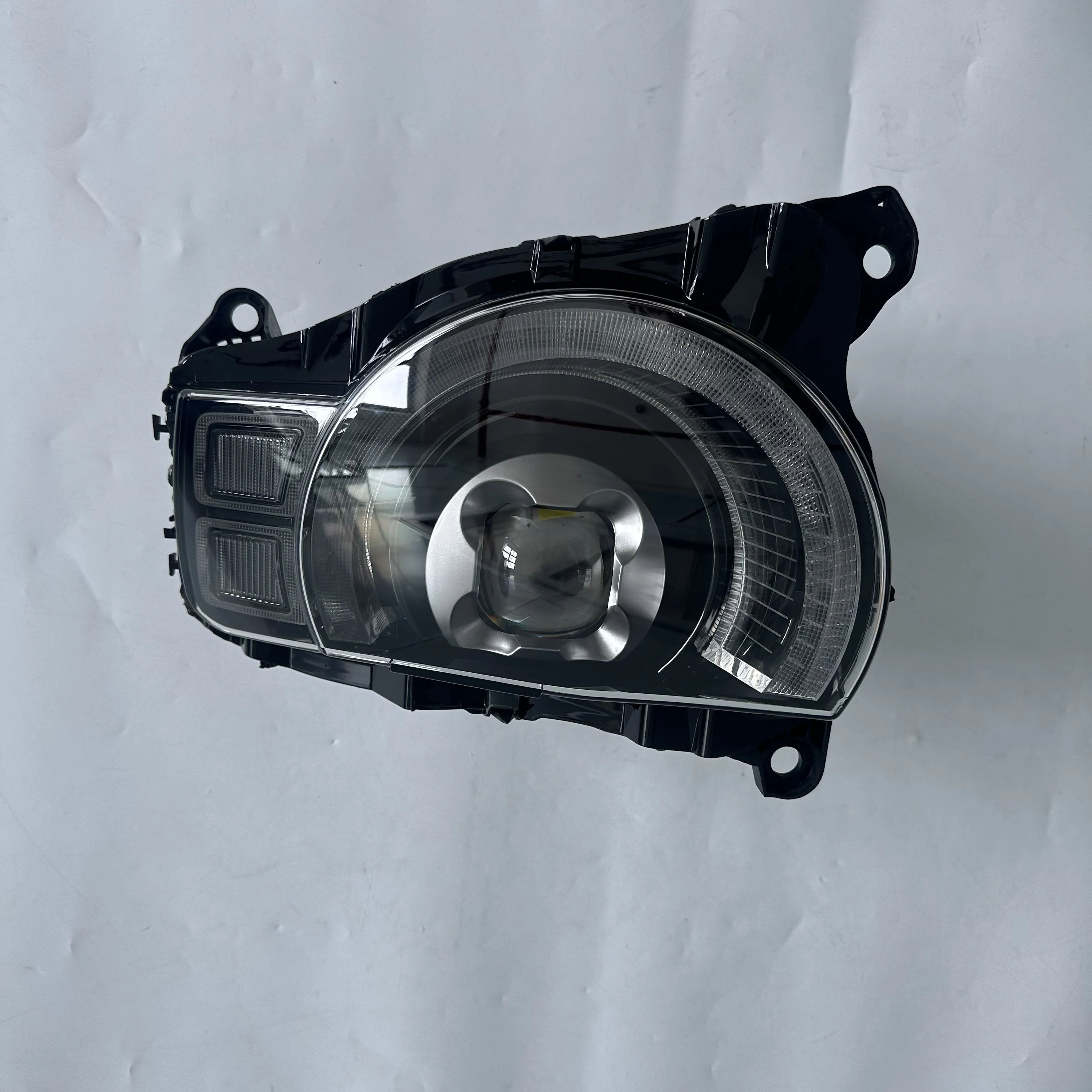 Front Left LED Headlight LR129971 Fit for Land Rover Defender 90 110 L663 2020-2023 Low-Spec 8-Pin Headlamp Assembly