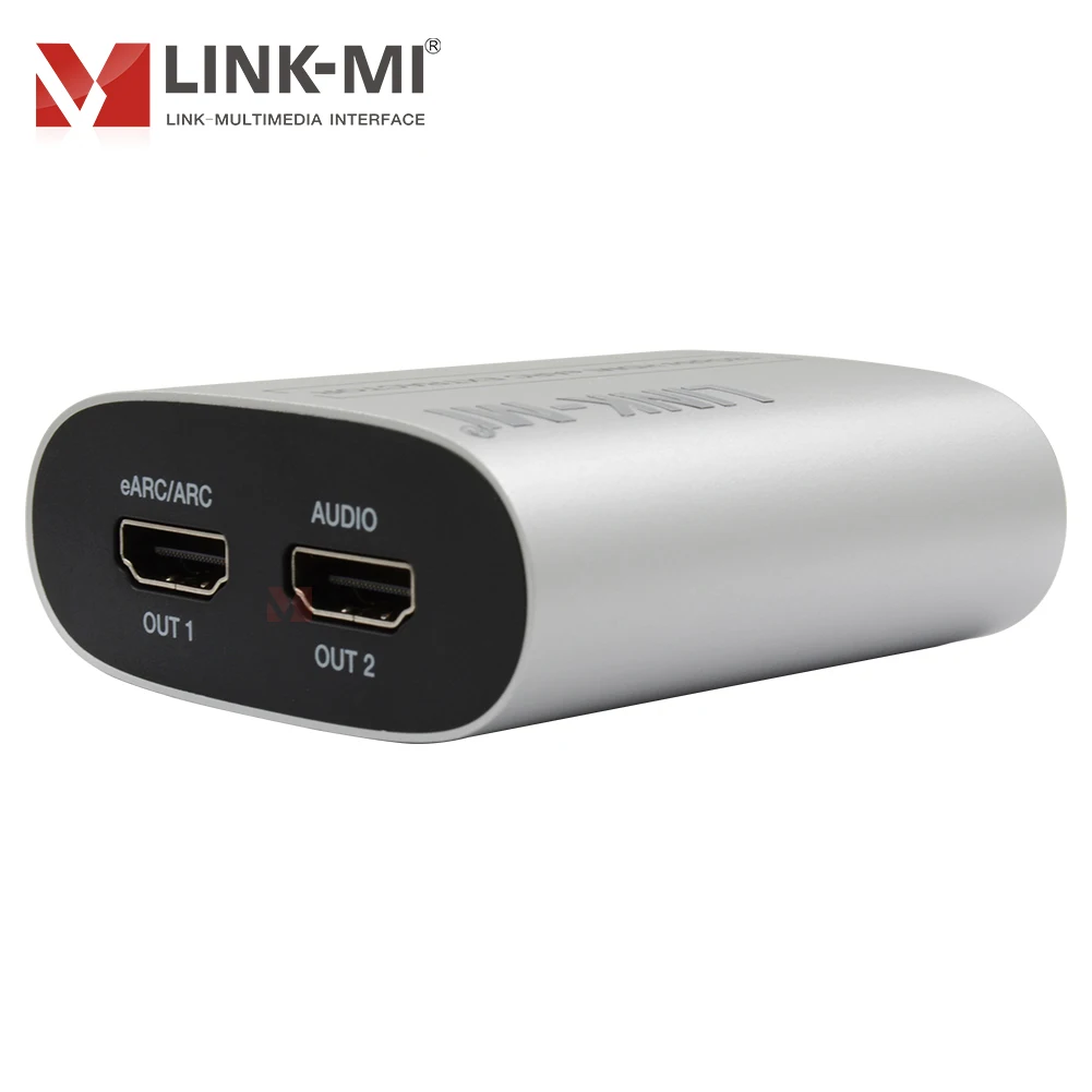 18Gbps HDMI eARC Audio Extractor, Support 4K@60Hz HDR, Dolby Atmos/DTS:XPassthrough, HDMI 2.0b with CEC & EDID Management