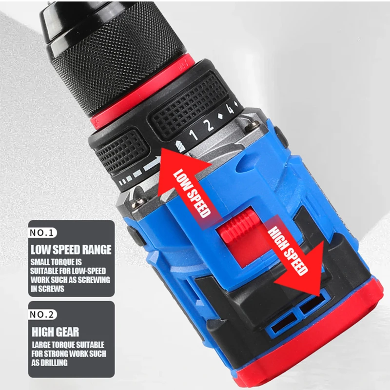 Imagem -06 - Lyuwo-brushless Cordless Drill Mandril de Travamento Automático Chave de Fenda Elétrica Ajustes de Torque Ferramentas Elétricas para Velocidades 16v 70n.m 20 Mais 1