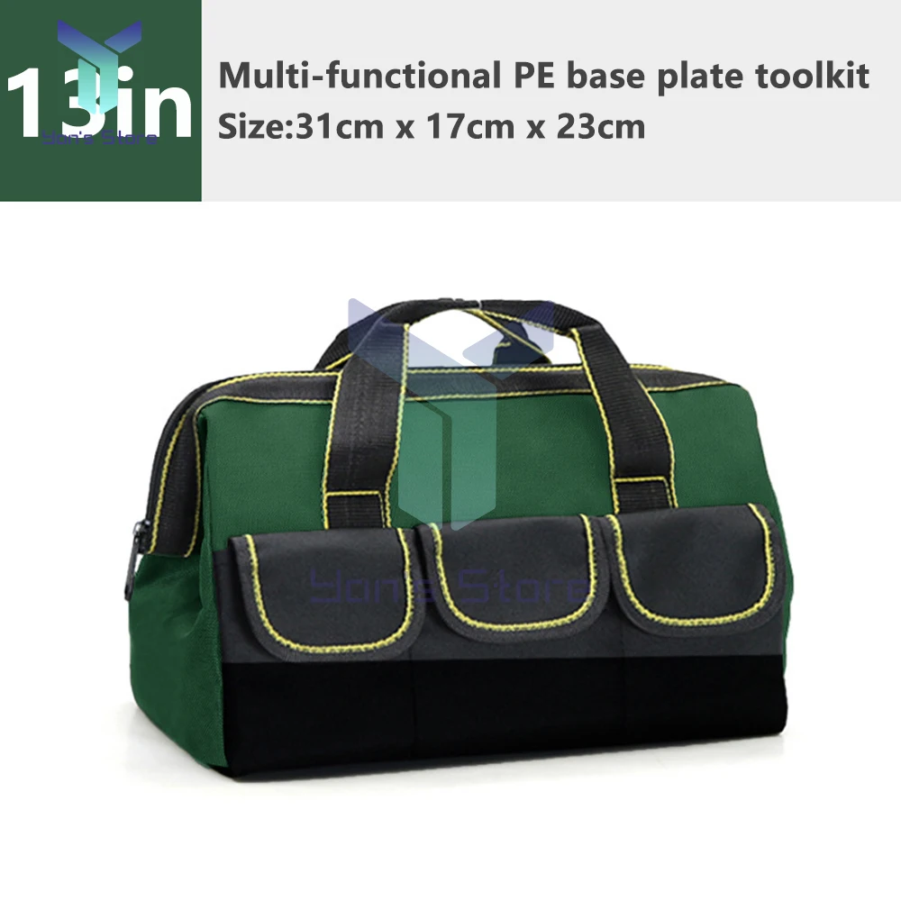 Multifunctional Tool Bag Waterproof and Durable Electrician Canva Thickened Carpentry Tool Bag Large Maintenance Storage Bag