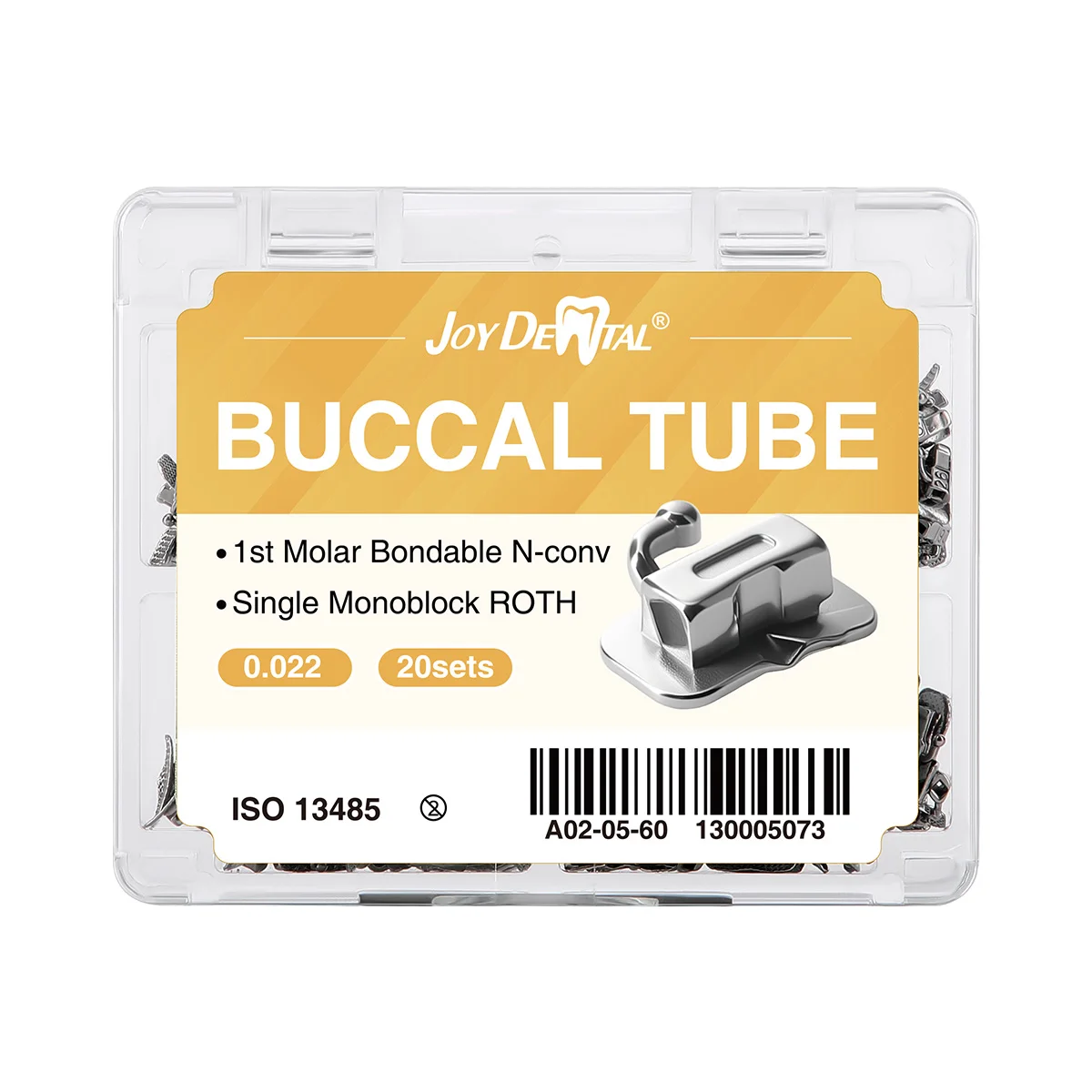 80 teile/schachtel Dental Kieferorthopädische Bukkalröhrchen MIM Monoblock Mesh Basis Split für 1st 2nd Backenzähne Bindung Nicht-Cabrio – Detail 1