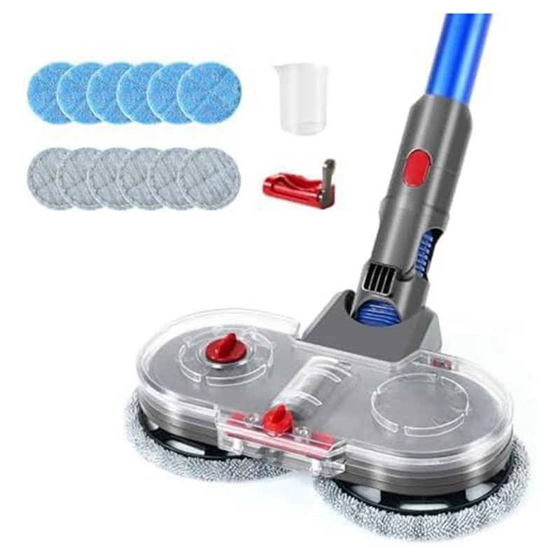 

A16F-Mop Attachment For Dyson V7 V8 V10 V11 V15 Vacuum Cleaner With Water Tank Floor Cleaning Replaceable Accessories