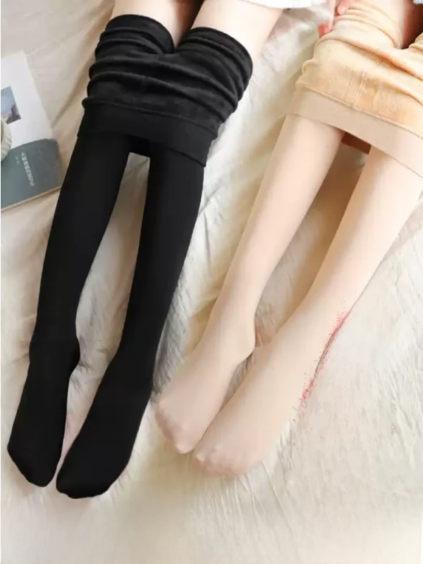 

Утепленные женские леггинсы на флисе, осенне-зимние теплые хлопковые брюки больших размеров с флисовой подкладкой