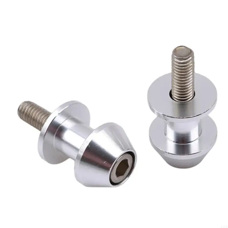 F1CF 2Pcs Motorcycle Rear Stand Alkalimetal Machined Aluminum 8mm Thread Comprehensive Bike Accessory