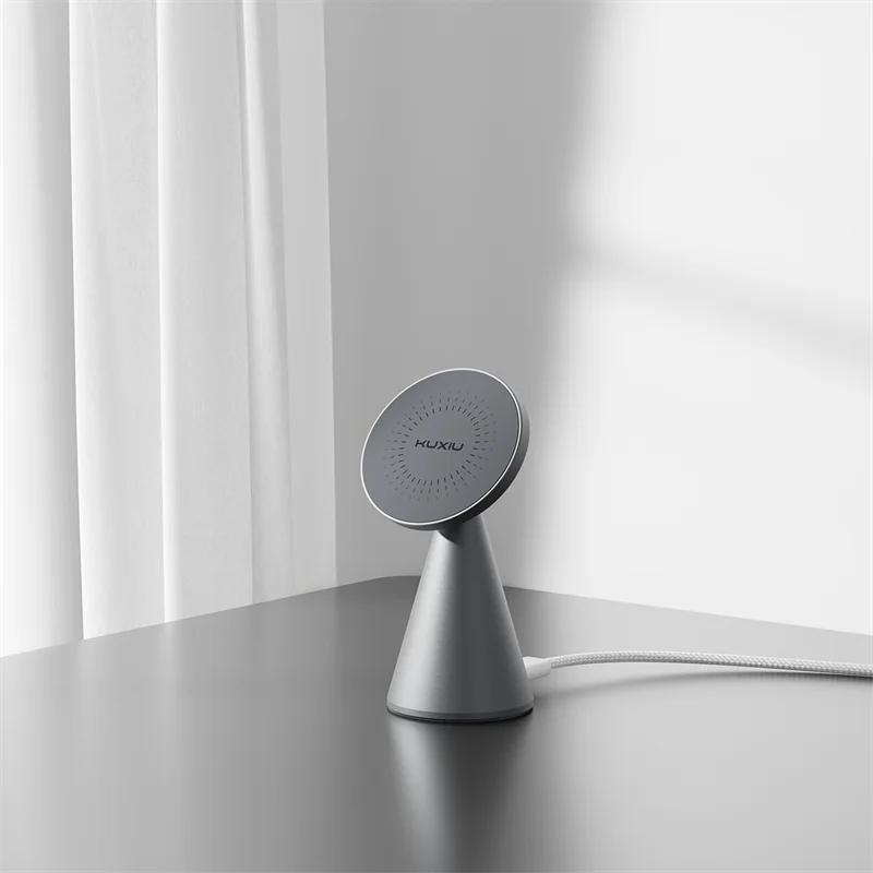 kuxiu-x1-turbo-25w-magsafe-wireless-charging-stand-for-iphone-17-16-15-seriesaluminum-alloy-bracket-built-in-5-layer-protection