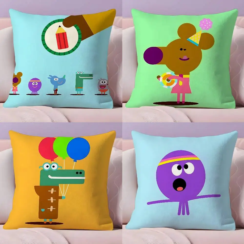 Наволочка в стиле аниме H-Hey Duggee, ультрамягкая, приятная для кожи ткань, облако, как комфорт и скрытая молния Наволочка в стиле аниме H-Hey Duggee, ультрамягкая, приятная для кожи ткань, облако, как комфорт и скрытая молния