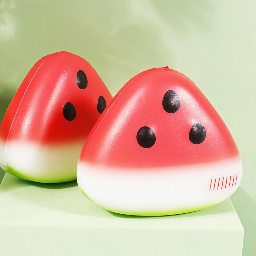 1A-Soft Slow Rising Watermelon Squishy Squeeze Fidget Toy Adult Decompression