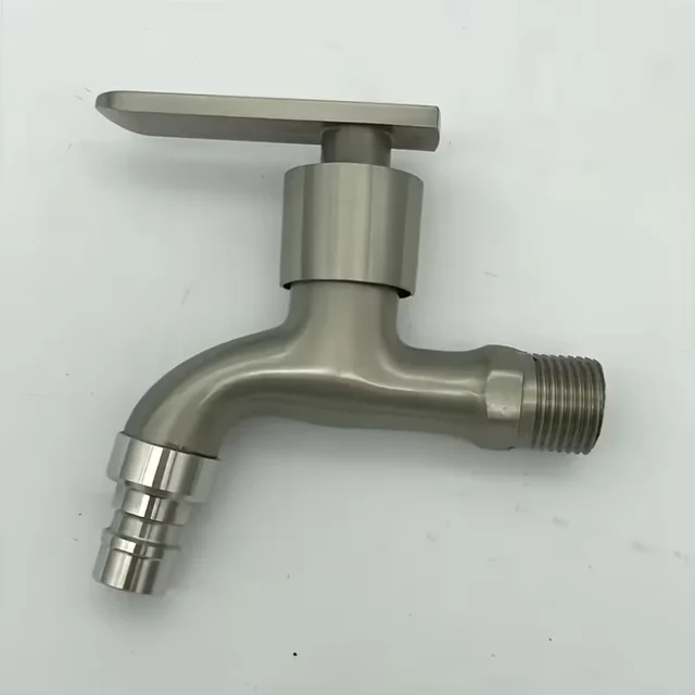 1pcs304 stainless steel faucet, washing machine connection faucet, home kitchen bathroom stainless steel faucet, outdoor garden 3 1pcs304 stainless steel faucet, washing machine connection faucet, home kitchen bathroom stainless steel faucet, outdoor garden 3