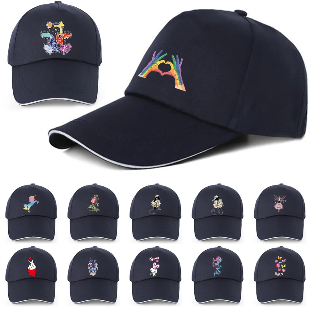 

Spring Summer Baseball Cap Peaked Cap Color Print Adjustable Unisex Men Women Multiple Colour Dad Hat Shade Sport Baseball Hats