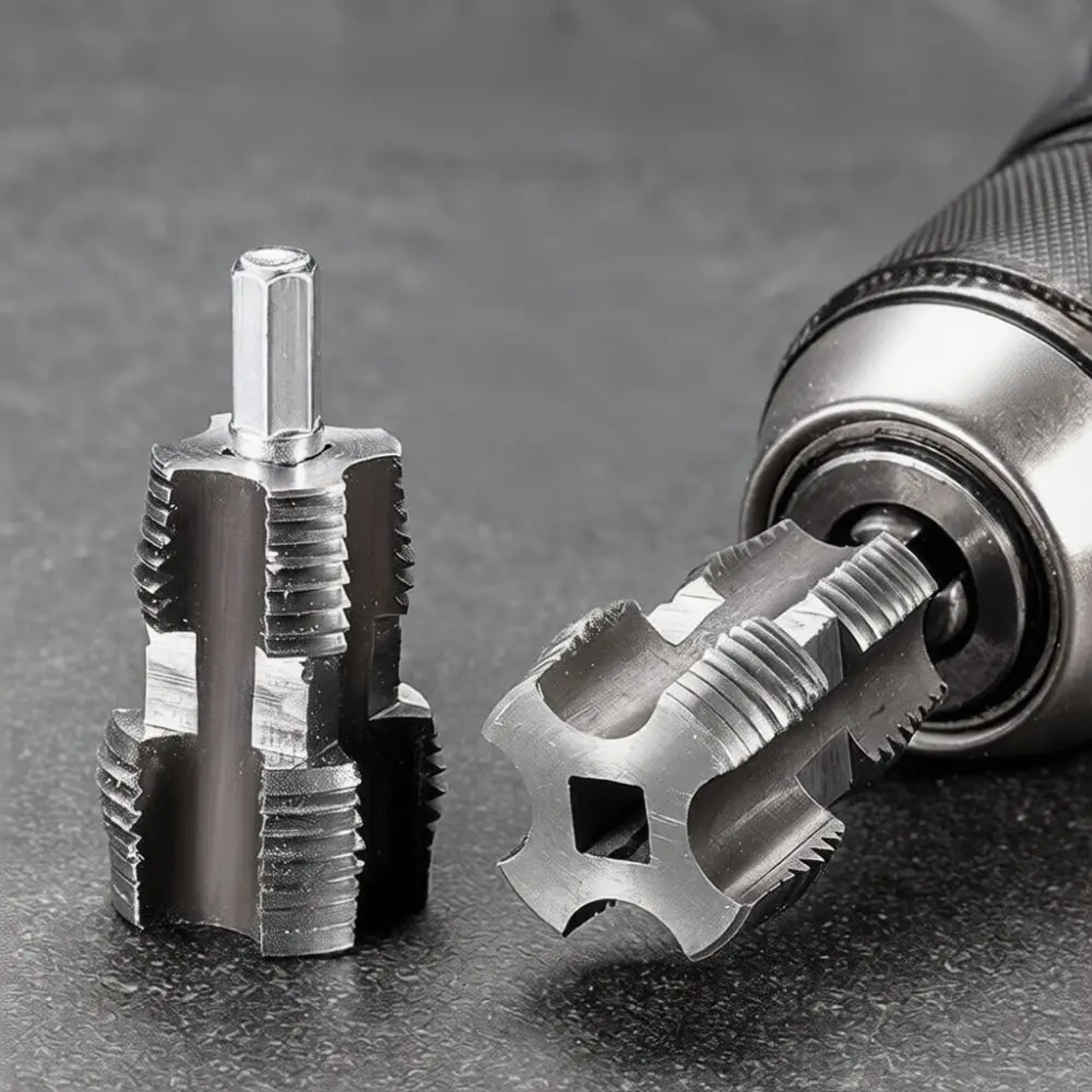 Plumbing Pipe Internal Thread Tap PPR PVC Hose Threader Manual Drill Attachment Professional Water Repair Tool