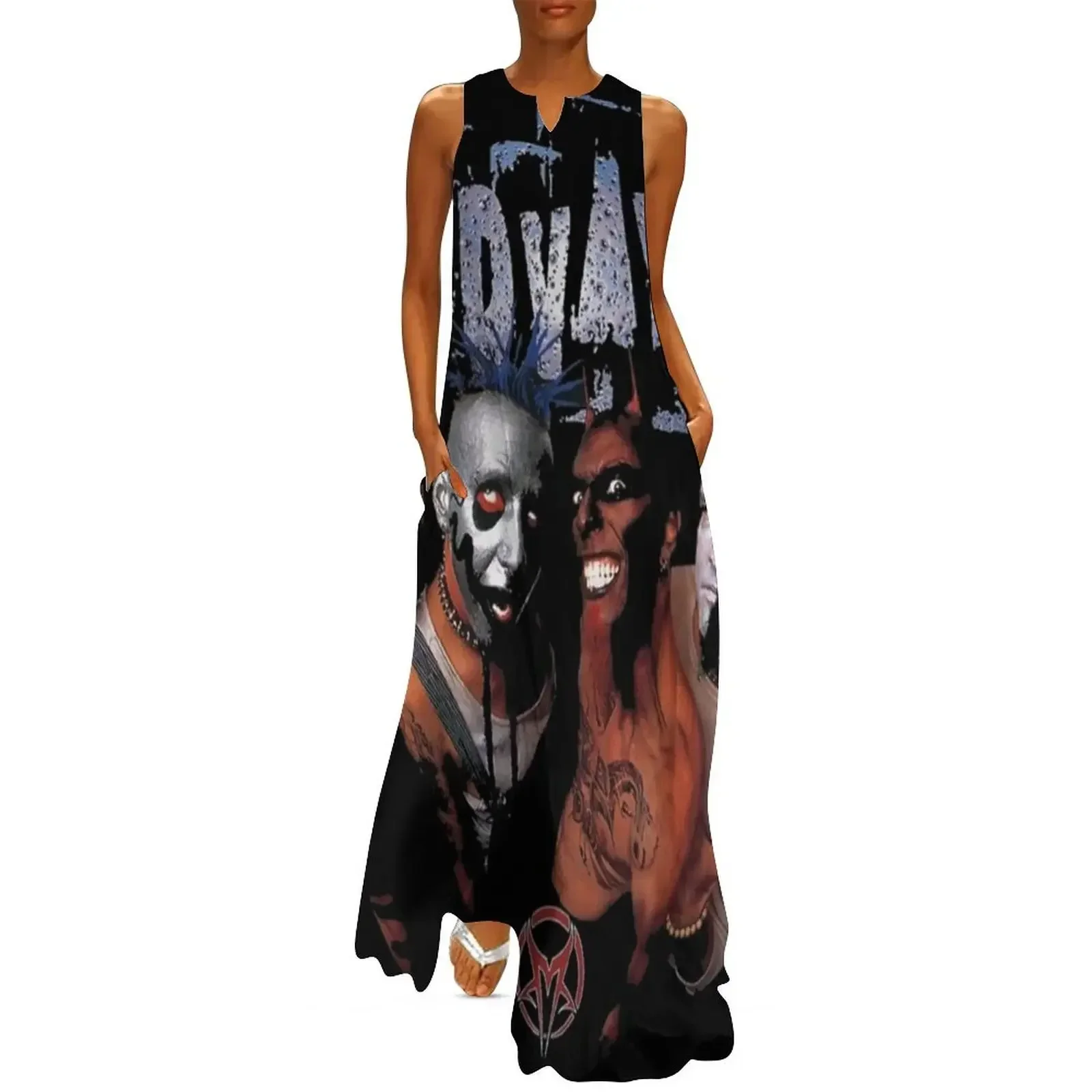 

mudvayne band heavy metal mudvayne mudvayne Classic Long Dress bandage dress women dress purple evening women