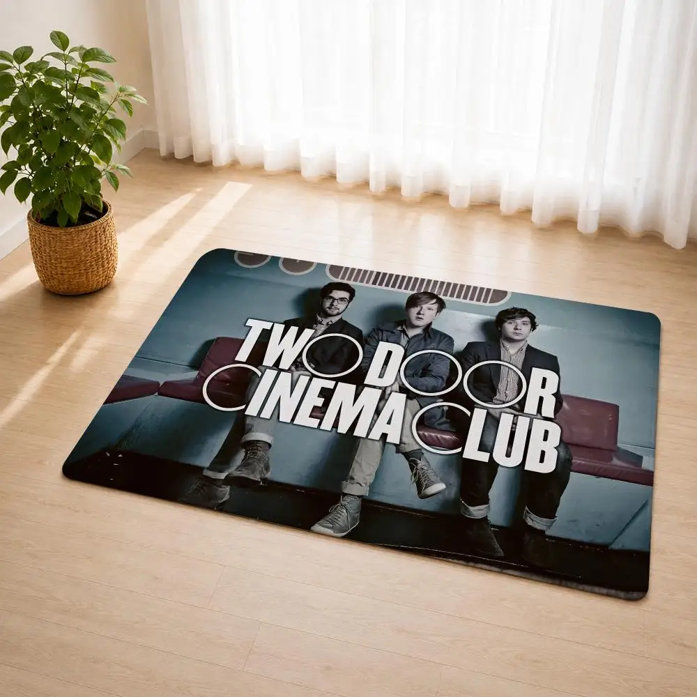 TWO DOOR C-CINEMA CLUB Rock Floor Mat Flannel Rug Soft Non Slip Door Mat For Bathroom Bedroom Kitchen Living Room Home Decor