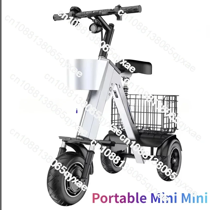 

48V light folding double electric vehicle portable small lightweight mini three-wheeled electric scooter P