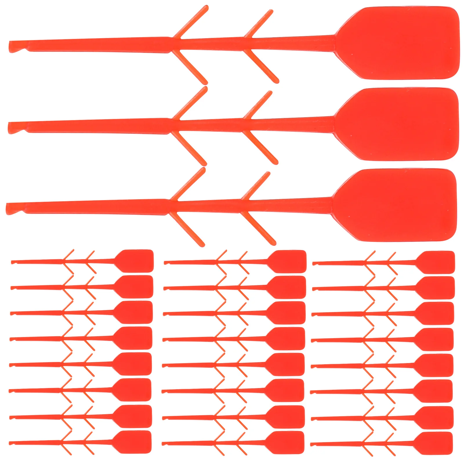 100 PCS Fire Extinguisher Accessories Security Seal Simple Plastic Tags Pvc Seals