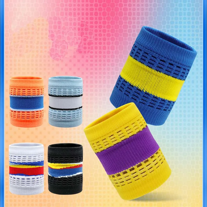 

Outdoor Sports Breathable Mesh Wristband Women Lightweight Cooling Design Autumn Winter Sweat-Absorbing Wrist Support Men