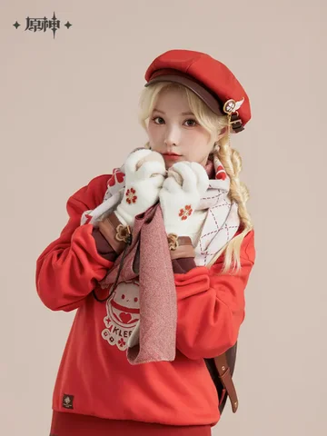 원신 임팩트 미호요 오리지널 테마 시리즈 클리 베레모, 팔각형 모자, 역할 놀이 액세서리, 애니메이션 게임, 재고