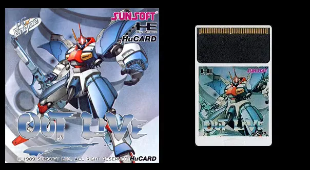 16bits PC Engine HU-CARD : OUT LIVE ( Japan Version!! )
